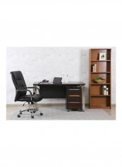 Carwile Office Table Brown 70x75x140cm
