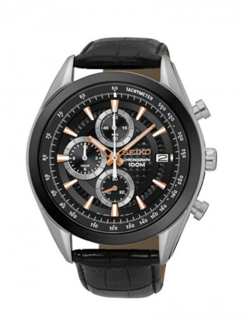 Men's Water Resistant Chronograph Watch SSB183P1