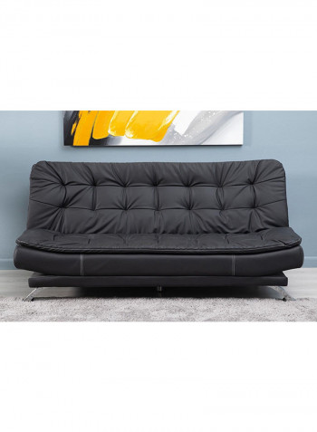 3-Seater Sunrise Sofa Bed Black