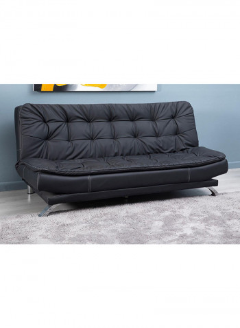 3-Seater Sunrise Sofa Bed Black