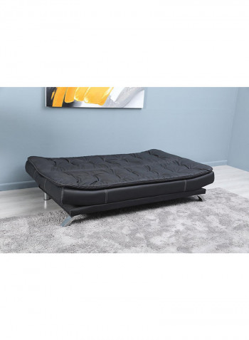 3-Seater Sunrise Sofa Bed Black
