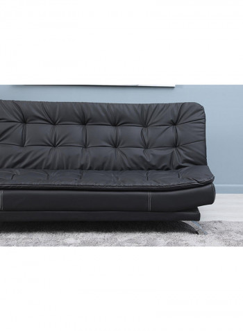 3-Seater Sunrise Sofa Bed Black