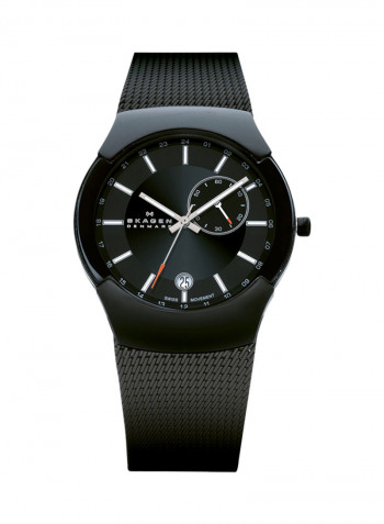 Men's Water Resistant Ion-Plated Steel  Analog Watch 983XLBB