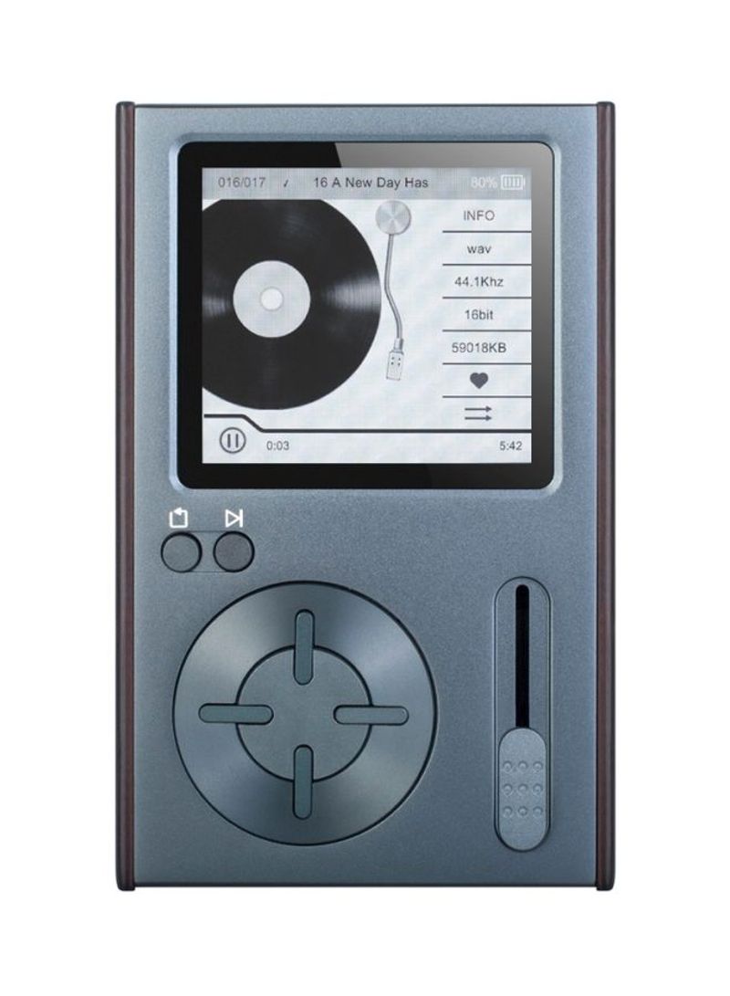 Portable Music And Audio Player With TF Card Slot JZ4760 Grey/Silver