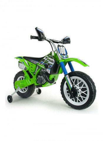 Battery Vehicle Dirt Kawasaki Ride On Motorbike 110x56x76cm