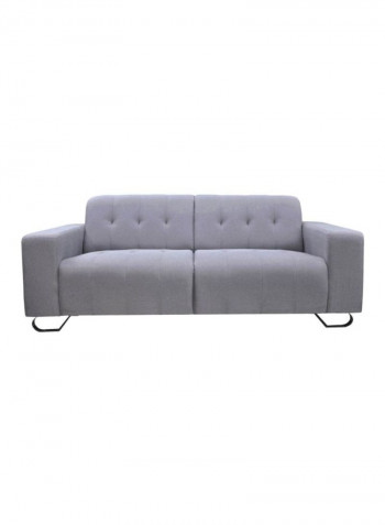 Tufted 3-Seater Sofa Grey