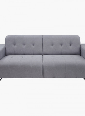 Tufted 3-Seater Sofa Grey