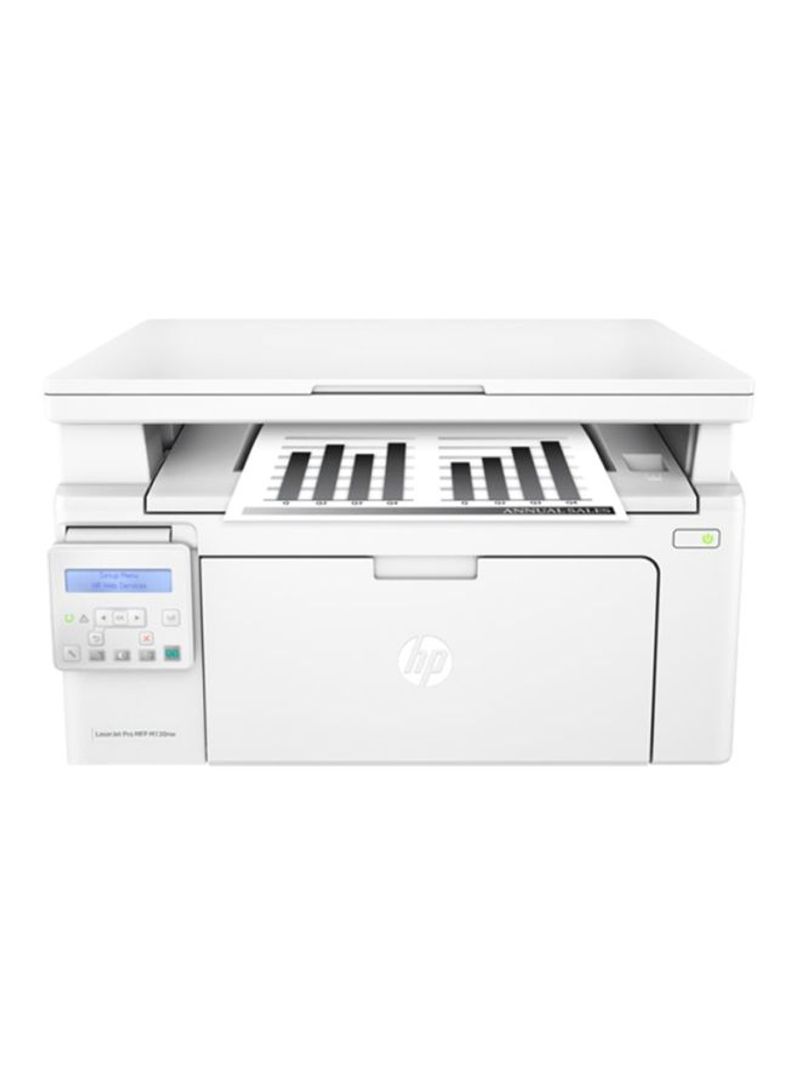 LaserJet Pro MFP M130nw Monochrome Printer With Print/Scan/Copy Function,G3Q58A White