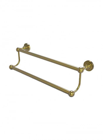 Dottingham Collection Double Towel Bar Gold 24inch