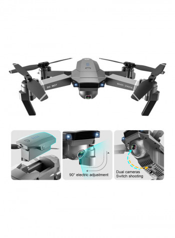 SG907 5G WIFI 1080P Drone with Dual Camera GPS Optical Flow Positioning MV Interface Follow Me Gesture Photos Video RC Quadcopter w/ 3 Batteries Portable Bag 26.5*12*22cm