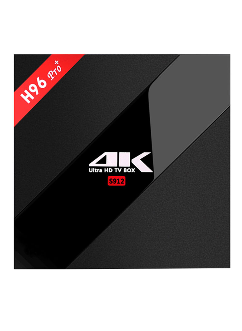 H96 Pro+ Octa-Core Android 7.1 TV Box - EU Plug H96 Pro+ Black
