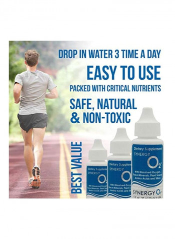 Pack Of 3 Liquid Oxygen Drops Dietary Supplement