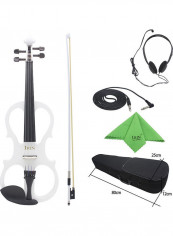 Wood Maple Electric Violin with Ebony Fittings Cable and Headphone Case reviews Wood Maple Electric Violin with Ebony Fittings Cable and Headphone Case