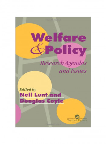 Welfare and Policy: Research Agendas and Issues Hardcover