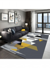 Colorblock Geometric Patterned Living Room Floor Carpet Multicolour 80x180cm reviews Colorblock Geometric Patterned Living Room Floor Carpet Multicolour 80x180cm