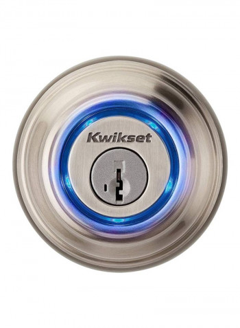 Bluetooth Touch-to-Open Smart Keyless Entry Door Knob And Lock Set Silver