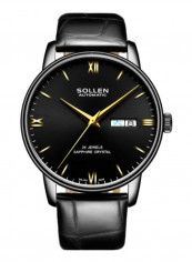 Men's Leather Analog Watch LEN67923
