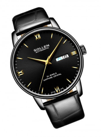 Men's Leather Analog Watch LEN67923