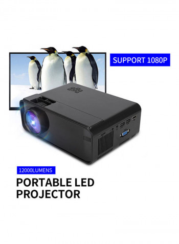 W13 LED Projector Support 1080P W13-W3 White