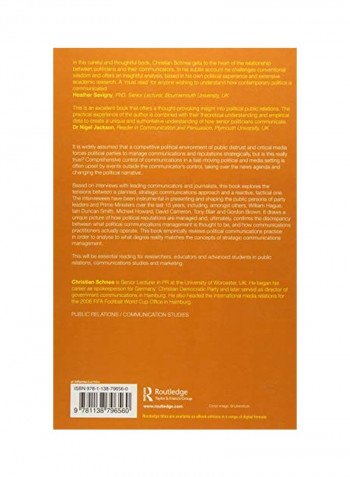 Political Reputation Management: The Strategy Myth Hardcover
