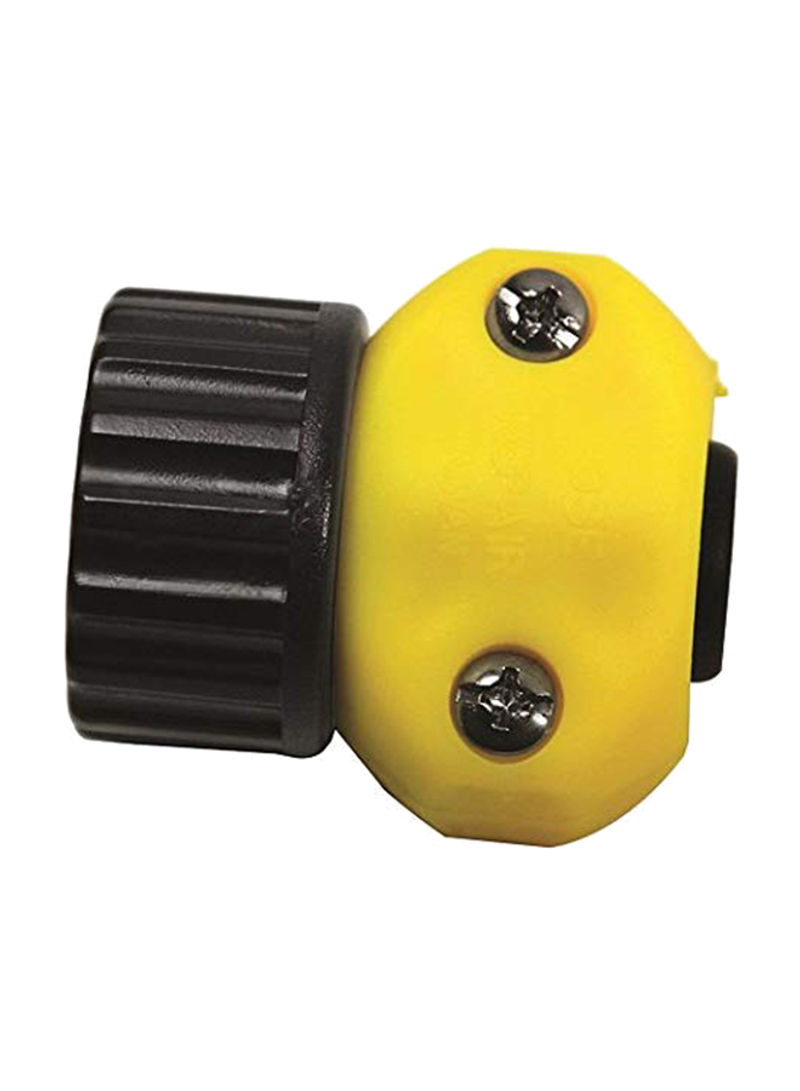 Pack Of 12 Deluxe Female Hose Coupling Yellow/Black