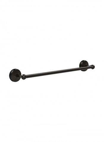 Monte Carlo Collection Shower Door Towel Bar Matte Black 18inch