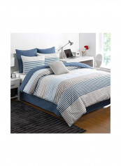Striped Comforter Set Chambray Stripe Queen reviews Striped Comforter Set Chambray Stripe Queen