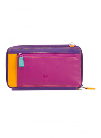 Zip Round Multi Purse With Shoulder Strap Copacabana