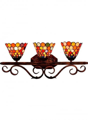 Bohemian Stained Glass Wall Lamp Multicolour
