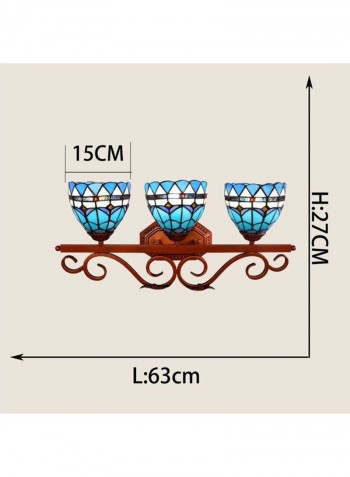 Mediterranean Three Heads Wall Lamp Multicolour