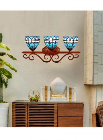 Mediterranean Three Heads Wall Lamp Multicolour