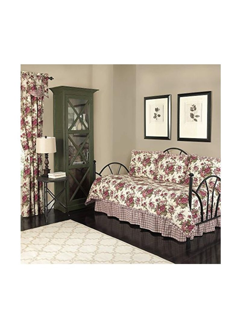 5-Piece Bed Cover Set Tea Stain