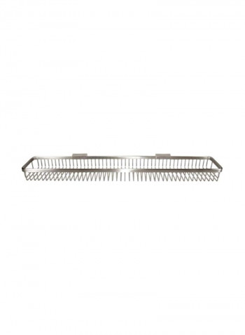 Rectangular Wired Basket Chrome 28.5x4.8x2inch