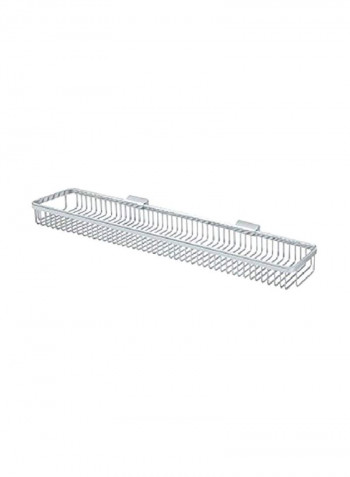 Rectangular Wired Basket Chrome 28.5x4.8x2inch