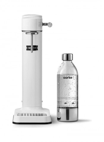 Carbonator/Sparkling Water Maker with Bottle White