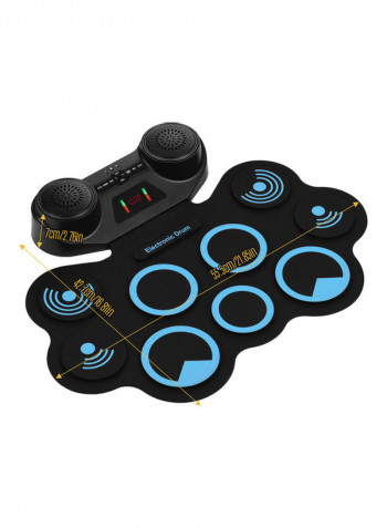 Portable Electronic Hand Roll Drum Pad