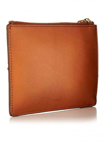 Leather RFID Blocking Wallet Tan