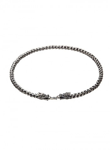 925 Sterling Silver Dragon Pendant Necklace