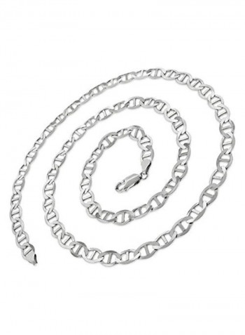 925 Sterling Silver Link Chain Necklace