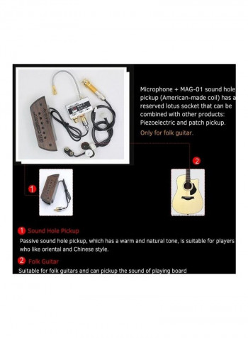 Acoustic Guitar Microphone with  Sound Hole