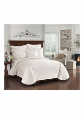 Charles Matelasse Coverlet Ivory King