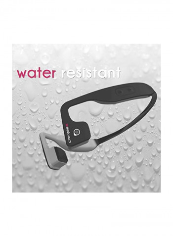 Bluetooth Bone Conduction Sport Open-Ear Headphones With Mic Black