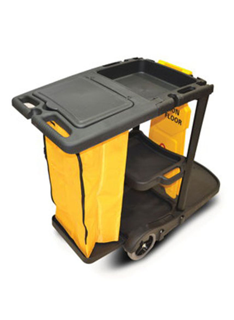Janitorial Trolley Grey/Yellow