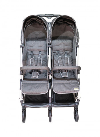 Zealea Twin Stroller Newborn 0-36M, Ebony