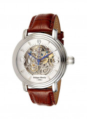 Men's Leather Analog Watch LA1431WWO