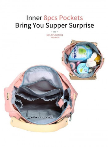 Multifunctional Design Large Capacity Mommy Diaper Handbag