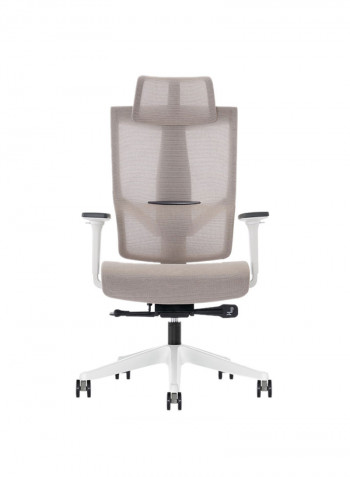 AERO Ergonomic Design Office Chair Beige/Grey 51cm