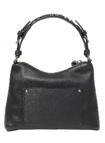 Ginger Logo Detail Shoulder Bag Black