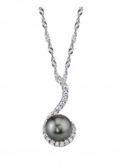 925 Sterling Silver Pendant Necklace With Pearl