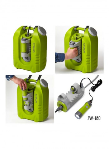 Rechargeable Smart Washer With Mini Jump Starter SW-180 + MJS-181 Multicolour